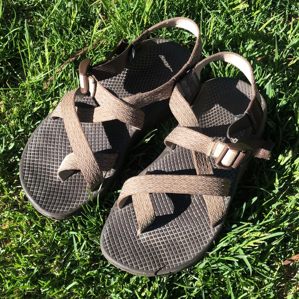 Brown Chacos with Toe Strap